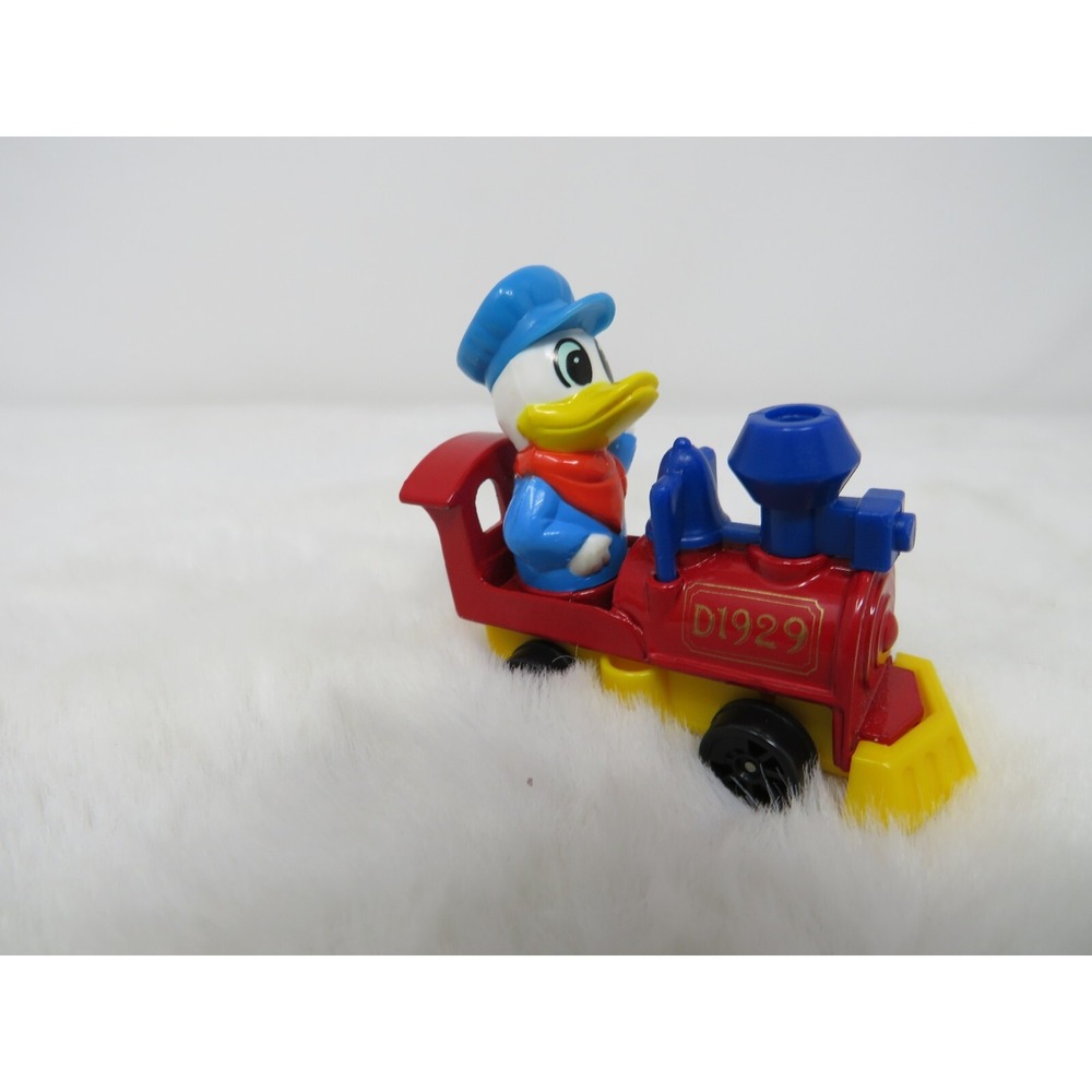 Vintage Walt Disney Production TOMY Toys Donald Duck in a Train Mickey W/ Minnie - Picture 4 of 11